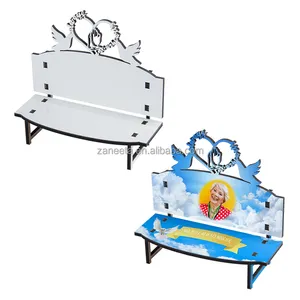 Sublimation Blank Memorial Bench Always in Your Hearts MDF Custom Decoration Bench