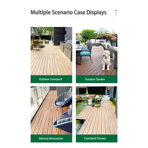 Plancher de <span class=keywords><strong>terrasse</strong></span> en WPC 3D antidérapant, revêtement de sol extérieur en WPC adapté aux entourages de piscine - Product Image 6