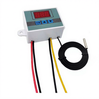 Controlador de Temperatura Digital LED XH-W3002 12V 24V 220V 10A, Termostato con Sonda y Sensor Impermeable W3002