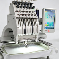 Machine à broder numérique haut de gamme à entraînement par vis à billes pour la personnalisation de casquettes