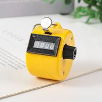 Compteur manuel portable en ABS, 4 chiffres, mécanique, rouge et bleu, pour le sport
