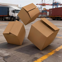 Production intelligente de boîtes d'expédition en carton ondulé personnalisées, imperméables, avec doublure en éponge, matériaux recyclés, logo imprimé