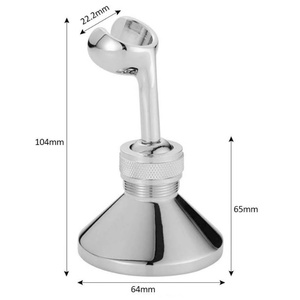 <b>Shower</b> Head Holders Copper <b>Shower</b> Holder Bracket 360 Degree Adjustable Wall Mount for Standard Handheld Showerhead and Hose - Product Image 2