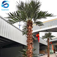 Palmier artificiel, plante en plastique, faux palmier Washington, résistant aux UV, arbre artificiel pour extérieur