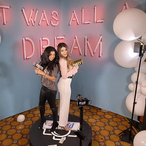 Cho thuê 360 độ photobooth với chuyển động chậm xoay xách tay Selfie quay Máy ảnh Tương thích Video gian hàng máy - Product Image 1