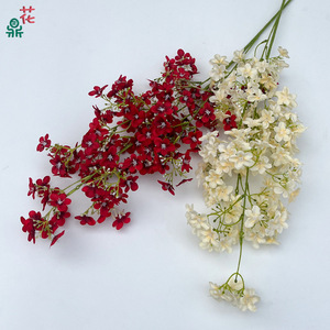 Flor de Seda Daphne Odora, Tallo Individual, Pequeño Estampado Floral, Decoración Impermeable para Bodas - Product Image 3