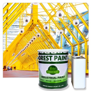 Peinture d'apprêt jaune époxy-zinc anticorrosion pour structures métalliques en acier, revêtement industriel marin - Product Image 1