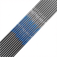 Flèches en carbone pour tir à l'arc ID4.2/6.2mm 30/32 pouces, Spine300-1000, pour arc composé et arc recurve, chasse et tir