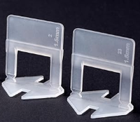 Clips de carrelage au design moderne, système de nivellement réutilisable pour carreaux en porcelaine, pour l'installation et la décoration des sols