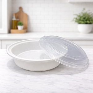 Vasos Desechables Transparentes de Polipropileno para Alimentos con Tapas Herméticas para Delicatessen, Restaurantes y Servicios de Entrega - Product Image 1