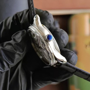 Reloj de Negocios para Hombre de Alta Calidad con Logotipo Personalizado, Incrustaciones de Moissanita de Tres Puntas, Calendario Perpetuo y Fase Lunar, Superventas - Product Image 5