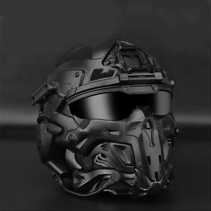 Chengzhiタクティカルヘルメットブラックカスタム保護ゲーム機器プラスチックABS安全ヘルメット - Product Image 4