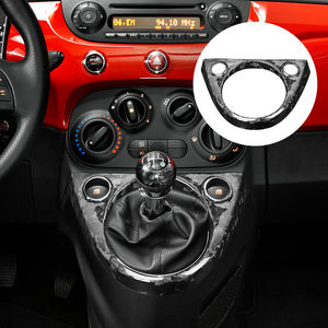 Bisel embellecedor de palanca de cambios para <span class=keywords><strong>Fiat</strong></span> <span class=keywords><strong>500</strong></span> (2011-2019), accesorios decorativos interiores - Product Image 5