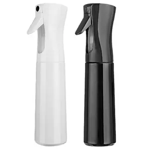 Wholesale Plastic Misty Trigger Sprayer Bottle 200ml 300ml Water Barber Hair Fine Mist Continuous Spray Bottle