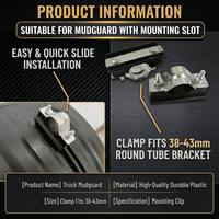 Clip de garde-boue de camion universel pour garde-boue en arc, support de garde-boue coulissant, pince pour tube en acier, Chine
