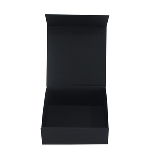 Custom Black Kraft Paper <b>Foldable</b> Gift <b>Boxes</b> with Glossy Lamination Recycled Rigid <b>Boxes</b> for Cosmetic & Skin Care Packaging - Product Image 3