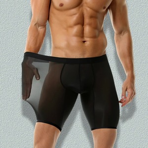 Calzoncillos <span class=keywords><strong>Boxer</strong></span> Ultrafinos de Verano, Antibacterianos, de Cintura Media, para <span class=keywords><strong>Hombre</strong></span>, de Secado Rápido, Antidesgaste, Tallas <span class=keywords><strong>XXL</strong></span>/XL, para Adultos, para Correr - Product Image 1