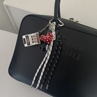 Porte-clés multifonctionnel en alliage de zinc DIY, sac à dos, accessoires vestimentaires, collection de cordons tissés, touche personnelle