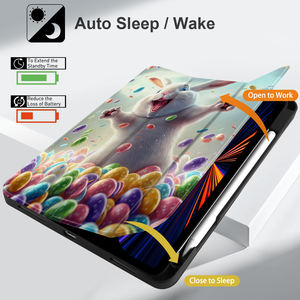 Étui de protection en cuir personnalisé pour <span class=keywords><strong>iPad</strong></span> Pro 11 12.9 <span class=keywords><strong>iPad</strong></span> 10.2 10.5 9.7 Air3/Air4 <span class=keywords><strong>Mini</strong></span> <span class=keywords><strong>6</strong></span> - Anti-chute et antichoc - Product Image 4