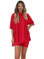 Ensemble de costume décontracté pour femme, style européen et américain, collection printemps-été, vente en gros et personnalisation