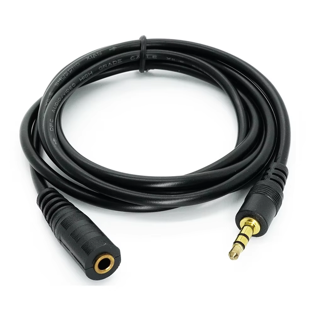 3.5mm Audio Cable Male to Female Extension AUX Car Headphone Speaker Audio Cable Lengthening Wholesale