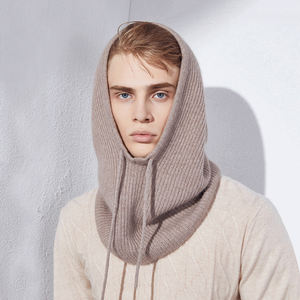 Jxwatcher Bonnet en cachemire doux tricoté, vente en gros, personnalisé, pour l'hiver, écharpe thermique, <span class=keywords><strong>cache</strong></span>-<span class=keywords><strong>cou</strong></span>, cagoule pour <span class=keywords><strong>homme</strong></span> - Product Image 3