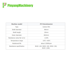 Dongguan pinyang RV30YN20S-B202 2K tocos gốc <span class=keywords><strong>ROTARY</strong></span> <span class=keywords><strong>Potentiometer</strong></span> rv30yn có thể điều chỉnh điện trở - Product Image 6