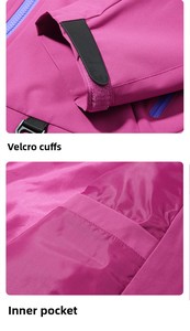 <span class=keywords><strong>Chaqueta</strong></span> Softshell OEM Informal Ligera Unisex con Capucha <span class=keywords><strong>y</strong></span> Cremallera <span class=keywords><strong>para</strong></span> Senderismo, Camping <span class=keywords><strong>y</strong></span> Deportes al Aire Libre, Multicolor, Impermeable <span class=keywords><strong>y</strong></span> Cortavientos - Product Image 6
