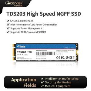 Промышленный M.2 SATA 3.0 SSD 2 ТБ 2280, внутренний, TLC, скорость чтения 543 МБ/с - Product Image 2