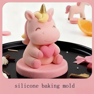 <span class=keywords><strong>Moule</strong></span> à gâteau en silicone 3D <span class=keywords><strong>licorne</strong></span> blanc antiadhésif, non toxique, écologique, pour fondant, gelée, pudding, glaçons, pâtisserie, mousse - Product Image 3