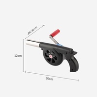 Souffleur d'air manuel pour le camping, soufflette portable pour barbecue, accessoires de camping en plein air, outil de démarrage de feu pour pique-nique et randonnée