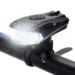 Set lampu sepeda Sensor gerakan tahan air, lampu sepeda dapat diisi ulang