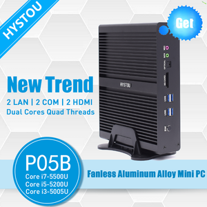 Hystou Core I7 5500U Không Quạt Máy Tính Để Bàn Chơi Game Máy Tính Mới Micro Công Nghiệp PC Với 2 * RS232 <span class=keywords><strong>DDR3</strong></span> <span class=keywords><strong>RAM</strong></span> - Product Image 6