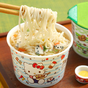 Hồng Kông Phiên Bản <span class=keywords><strong>Hello</strong></span> <span class=keywords><strong>Kitty</strong></span> Mì Ăn Liền KT Mèo Bé Đồ Ăn Nhẹ Trong Mini Hộp Mặn Hương Vị Cho Trẻ Em - Product Image 2