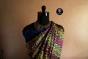 Sari en soie Dupion de la marque UDDUP de qualité supérieure, unisexe, vente en gros, export, vêtements de fête pour vêtements indiens et pakistanais, en stock - Product Image 6