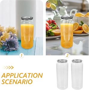 Venta al por Mayor de Botellas de Plástico PET de 250/330/375/500 ml con Apertura Fácil para Té con Leche, Jugos, Café y Bebidas, Impresión Personalizada - Product Image 4