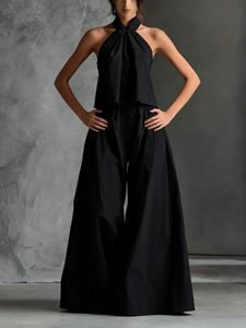 2026 Summer Women's Solid Vest & Shorts Two-piece <b>Set</b> Regular Fit Comfortable Casual Eco-Friendly Breathable Polyester <b>Knitted</b> - Product Image 6