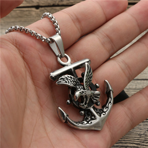 สร้อยคอจี้รูปนกอินทรี สแตนเลส ของขวัญสำหรับทุกเพศ ทุกวัย - Product Image 3
