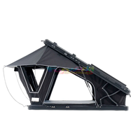 Tente de toit 4x4 Tente de toit de voiture à coque dure Dachzelt Hartschale Auto Grande tente de toit 4 personnes avec panneau solaire