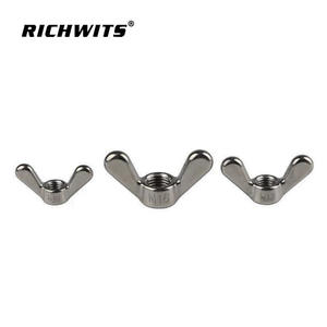 Tuercas de Mariposa de Acero Inoxidable 304 316, Tuercas de Lingote, Tuercas de Apriete Manual, Tuercas de Seguridad, Tuercas de Seguridad Grandes, M3 Galvanizadas, ANSI JIS Métrico - Product Image 1