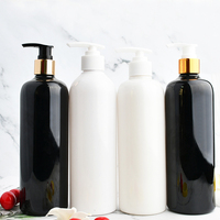Bouteille en verre de shampoing large de luxe bon marché 500ml savon à pompe bouteille en verre de shampoing large de luxe 500ml savon à pompe