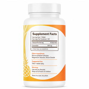Comprimés de Sélénium, Nattokinase, Curcumine, Quercétine et Bromélaïne de Haute Qualité, Biologiques, en Vrac, 50000u/g, Végétaliens, Sans Gluten, Faible Teneur en Sucre - Product Image 6