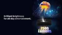 Projecteur laser DLP 4K UST intelligent Android Wupro G4 à ultra courte focale, 2500 lumens ANSI, version globale, modèle 2026, vente chaude