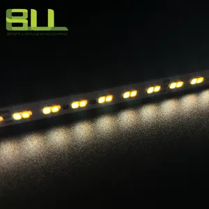 CRI90 168leds/m lumière led dure 24V double couleur pour l'éclairage de décoration d'armoire de maison d'hôtel