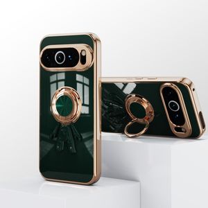 เคสติดรถยนต์แม่เหล็กโครเมียมสำหรับ <span class=keywords><strong>Google</strong></span> Pixel 9/9 Pro/ 8A, สำหรับ Galaxy A25 A35 A55 6D นักบินอวกาศเคสพร้อมที่จับ - Product Image 4