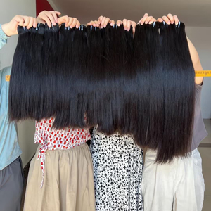 Bán buôn các nhà cung cấp từ Ấn Độ mẫu miễn phí 100% Ấn Độ đôi rút ra duy nhất một nhà tài trợ nguyên liệu Trinh Nữ lớp biểu bì phù hợp tóc bó - Product Image 2