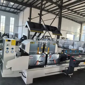 2024 thiết kế mới nhôm CNC đôi MITRE cắt Saw cửa sổ nhôm cửa Máy cắt