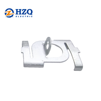 Clips de plafond en T HZQ pour éclairage sur rail 120V Chrome/Argent Supports de grille suspendus
