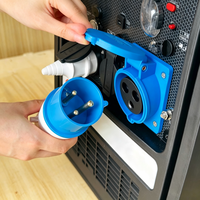 Générateur onduleur bi-carburant super silencieux 6,25 KVA monophasé essence/GPL pour maison, camping-car et extérieur