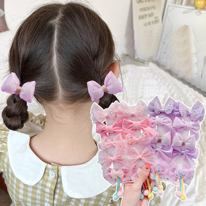 8 Pcs Set Boutique Haars pange Teenager Kleinkinder Kinder Zubehör Prinzessin Cute Sweet Baby Girl Bogen Haars pange Haar Krallen <span class=keywords><strong>clips</strong></span> - Product Image 6